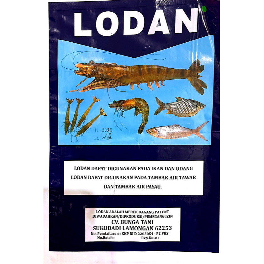 Lodan suplemen ikan udang dan penetralisir air tambak atau kolam 500 gram