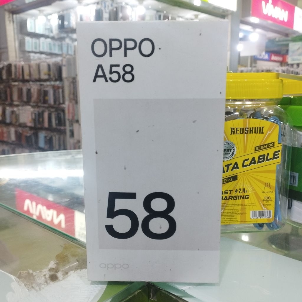 [Bekas] Dus Hp Oppo A58 CPH2577 - Kotak Kardus Lama - Kondisi Sesuai Foto - 0ri9inaI