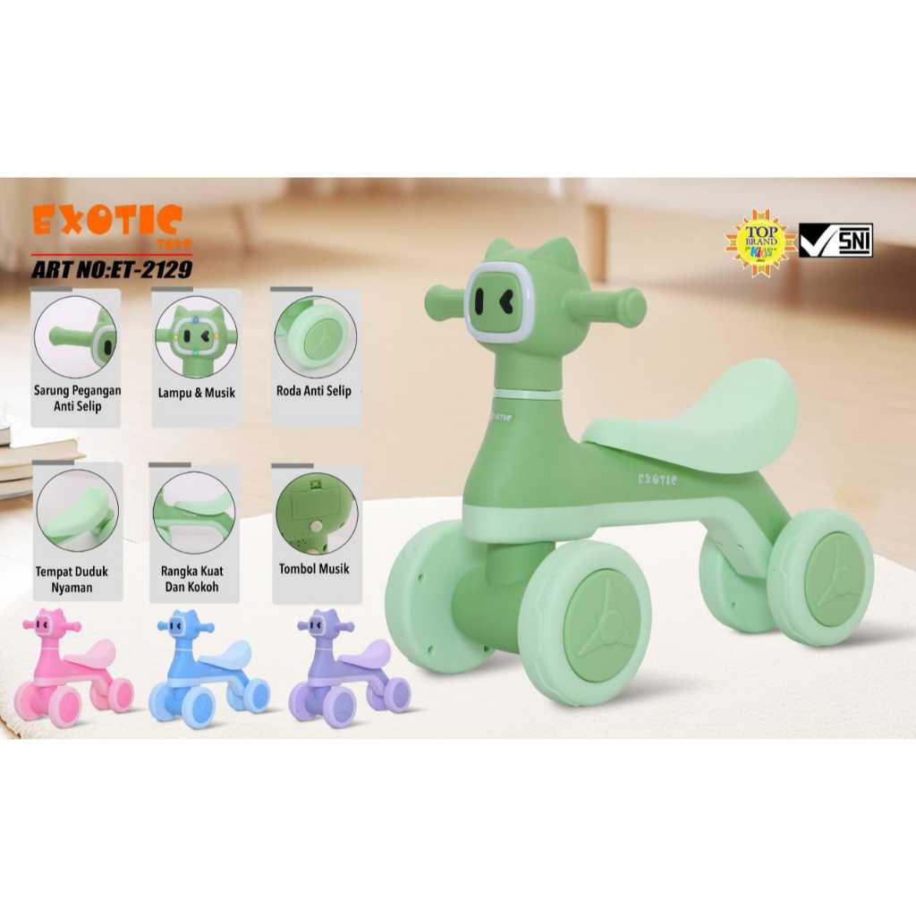 SEPEDA BALANCE BIKE TERBARU EXOTIC ET 2129