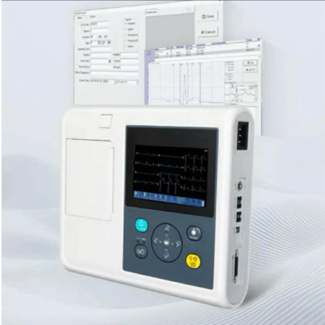 EKG 6 Channel Beckman