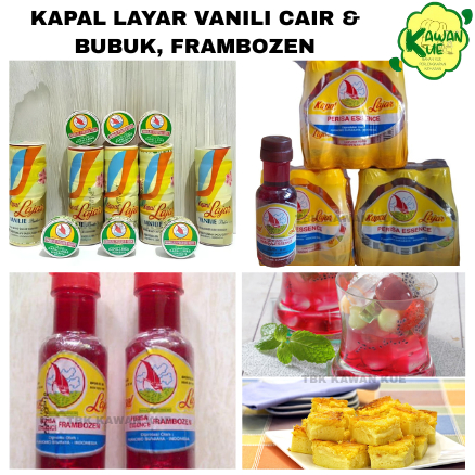 Kapal Layar Vanili Bubuk Kapal Layar Vanili Cair 20ml/Kapal layar Frambozen 20ml/Kapal layar perisa
