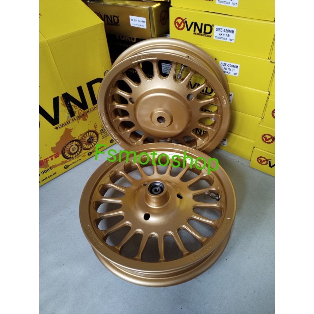 Velg racing Roulette Yamaha Freego / Grand Filano 215/250 ring 12 velg vnd