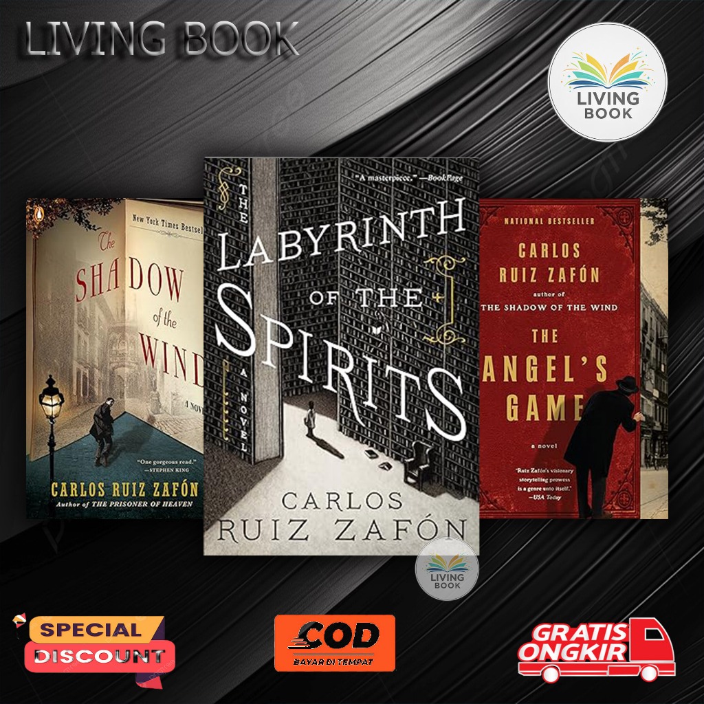 Shadow Of The Wind | The Angel's Game | The Prisoner of Heaven | The Labyrinth of the Spirits by Car