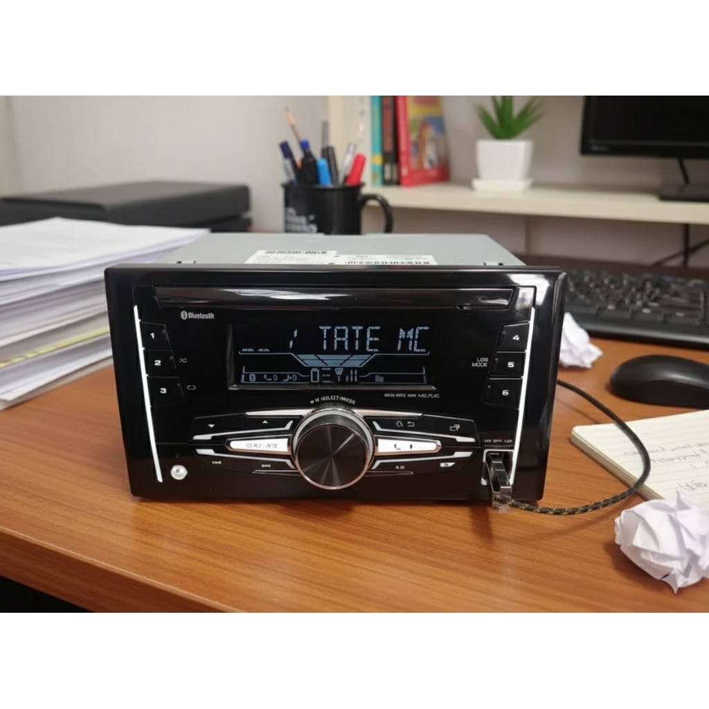Headunit JVC bluetooth original Brio masih segel
