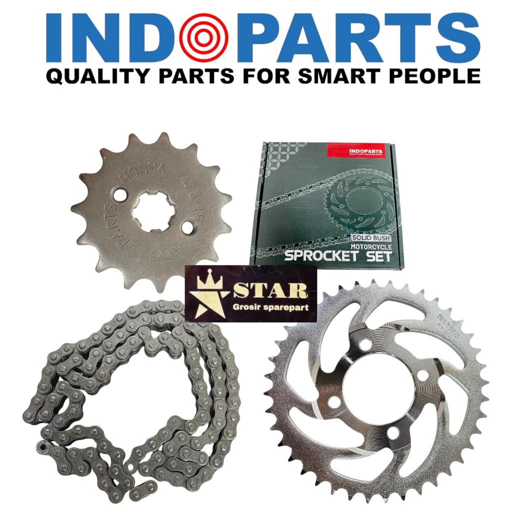 gear rantai set girset satria fu old new shogun110 smash INDOPART