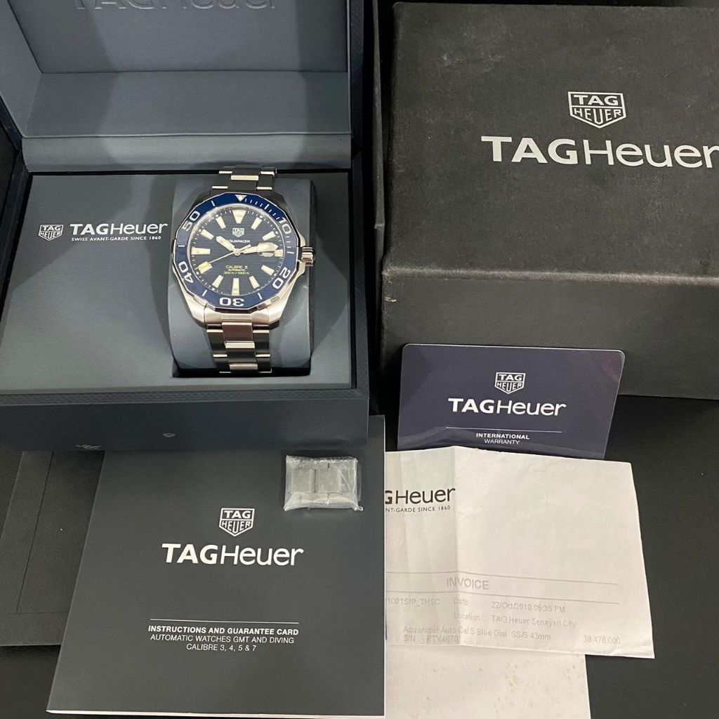 [For Sale] TAG Heuer Aquaracer 300M Calibre 5 43mm ceramic bezel Fullset 2019