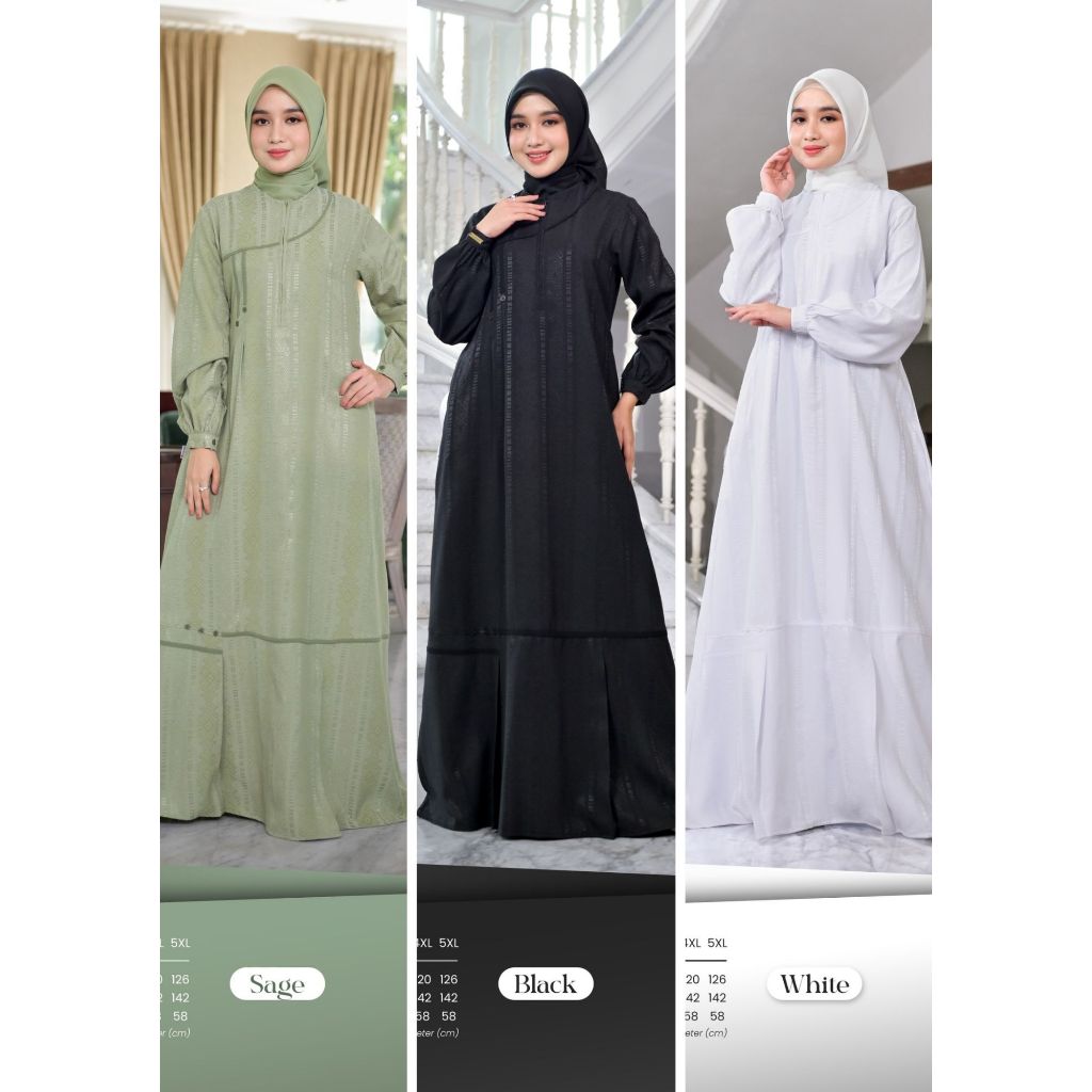Gamis Rauna Terbaru 2026 BETARI Raunapride Baju Gamis Terbaru 2026 Gamis Premium Muslim Dress Lebara