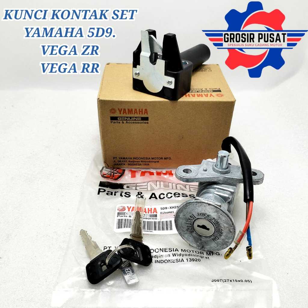 KUNCI KONTAK YAMAHA 5D9 VEGA ZR KEYSET ASSY ORI VEGA RR KONTAK SET YAMAHA VEGA ZR KONTAK ORI VEGA RR