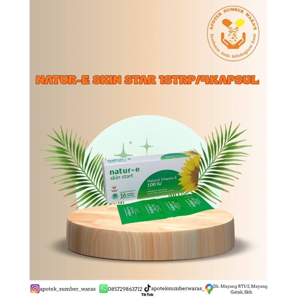 NATUR-E SKIN STAR-HIJAU 1STRP 4KAPSUL