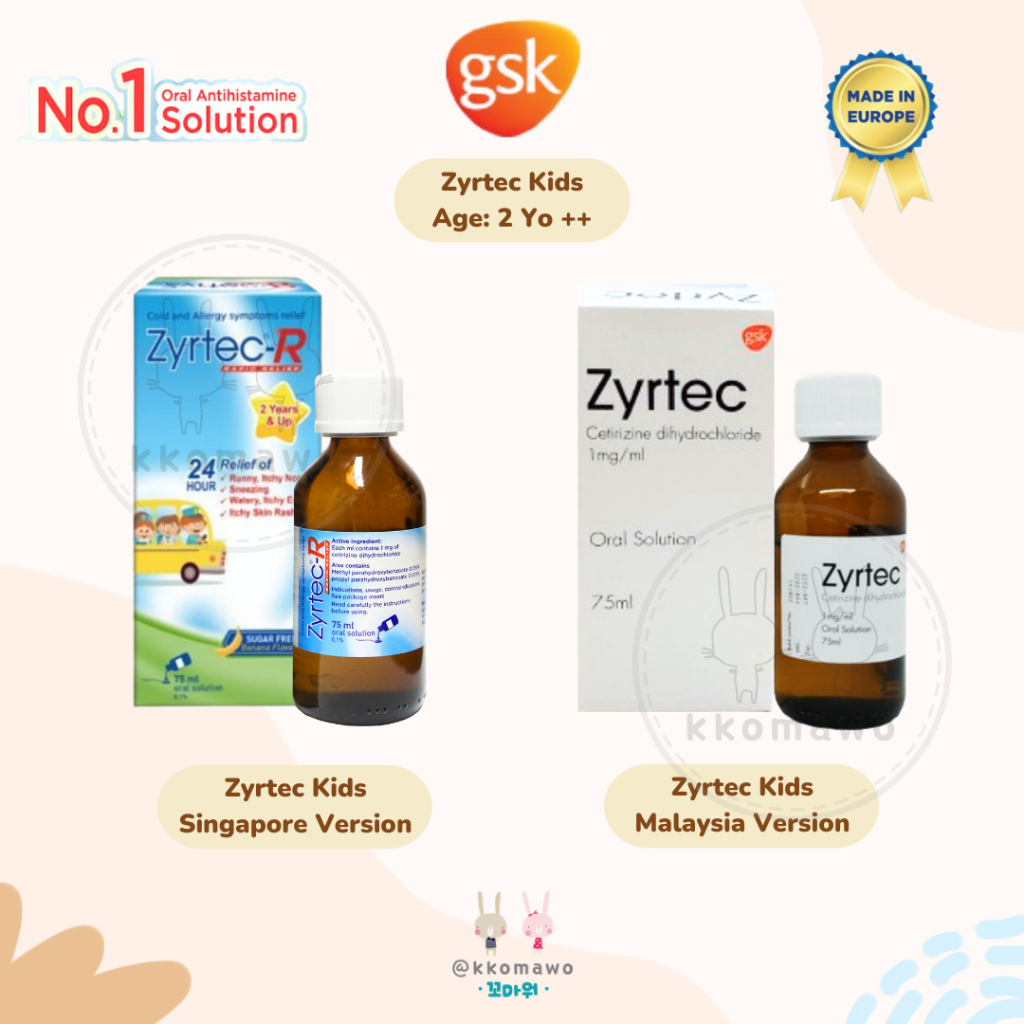 Zyrtec kids - malaysia & singapore