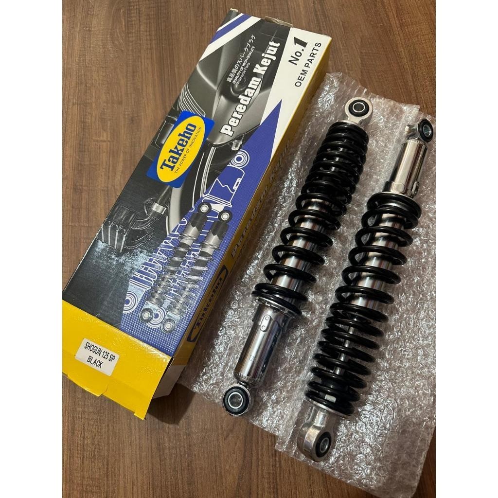 (TAKEHO) (BLACK)  Shockbreaker Shogun 125 SP Shock Absorber Belakang Motor