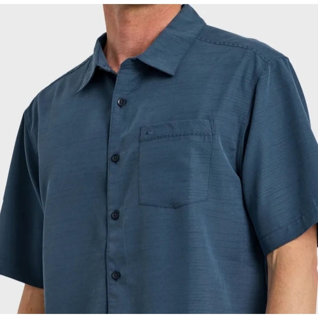 Kemeja Quicksilver Short Sleeve Kemeja Pendek Kemeja Lengan Pendek Pria