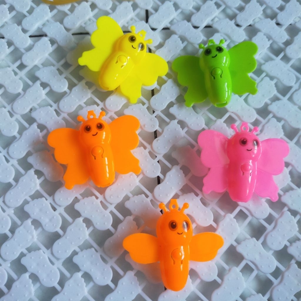 Mainan anak kupu kupu LED cantik lucu