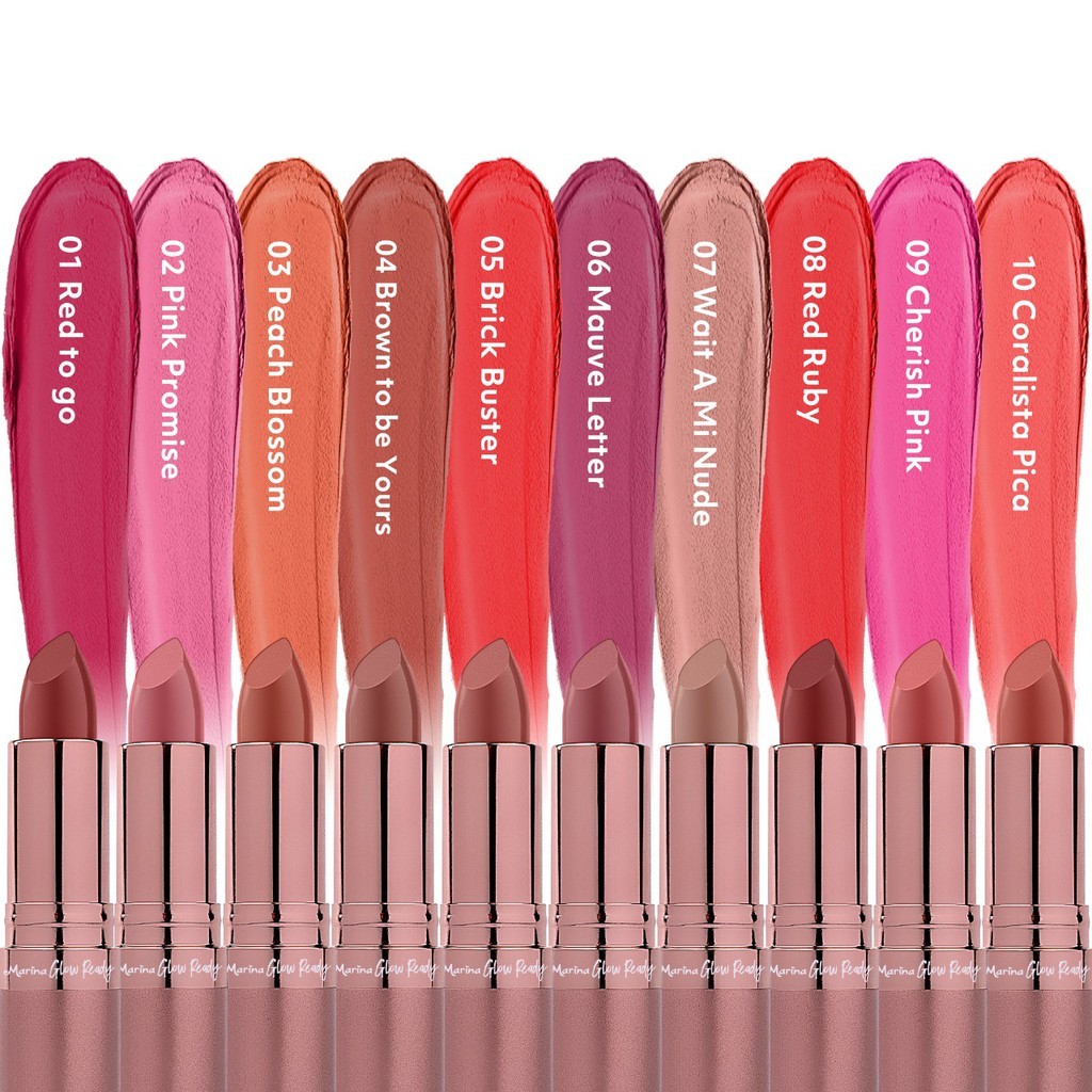 MARINA GLOW READY LUSCIOUS LIPSTICK