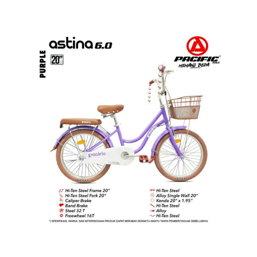 SEPEDA MINI PACIFIC ASTINA 6.0 20INCH