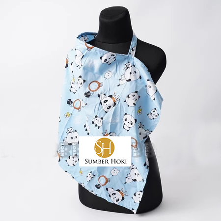 Apron Menyusui / Celemek Menyusui Asi / Cover Stroller Multifungsi