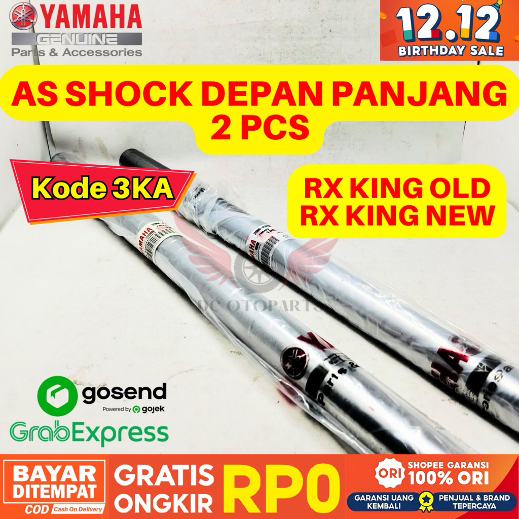 3KA/29M AS SHOCK DEPAN PANJANG RX KING ORIGINAL YAMAHA GENUINE PARTS, PAKET AS SHOCK ORIGINAL RX KIN