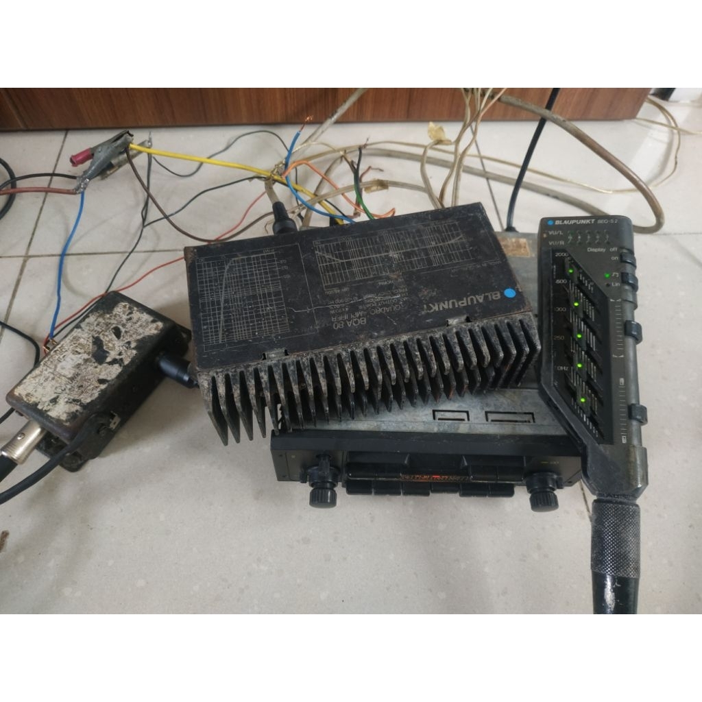 tape head unit blaupunkt lengkap stik eq dan power