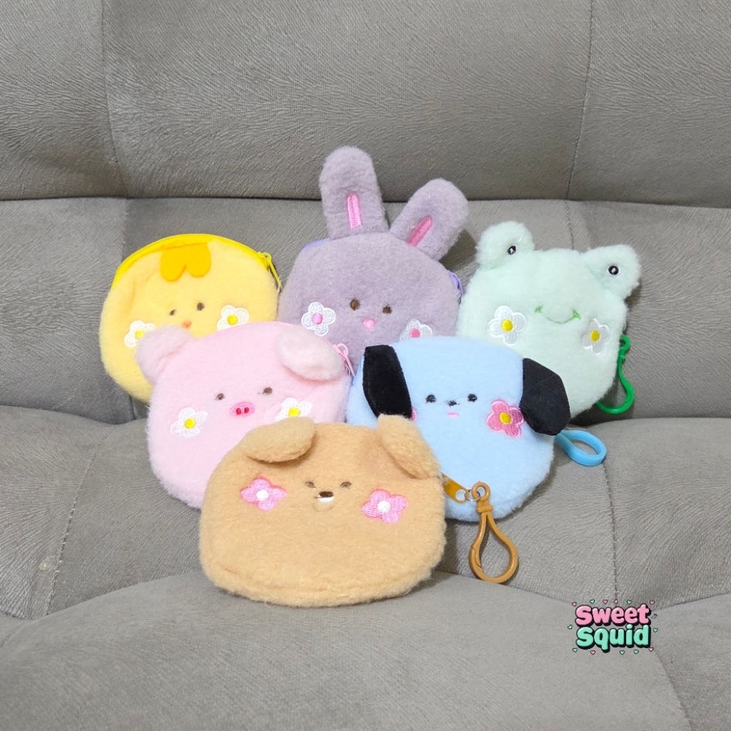 DOMPET KOIN BULU KARAKTER ANIMAL LUCU TERMURAH