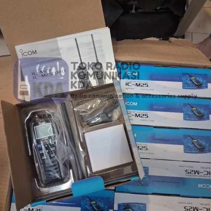 HT ICOM IC-M25 | ICOM M25 | ICOM M 25 MARINE VHF RADIO | SINGLE BAND FREQUENCY | FLOATING RADIO | HT