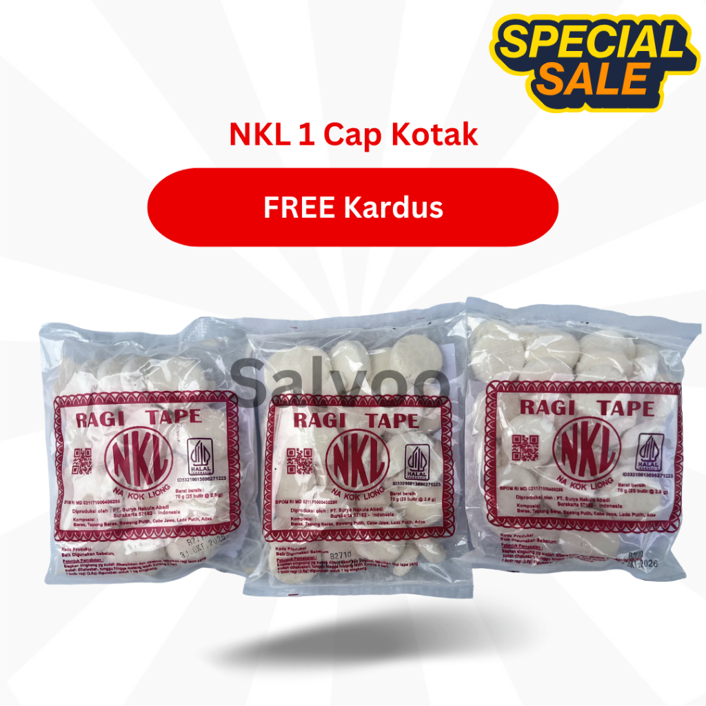 Ragi tape NKL Original | Ragi Fermentasi | Pakan Semut Jepang