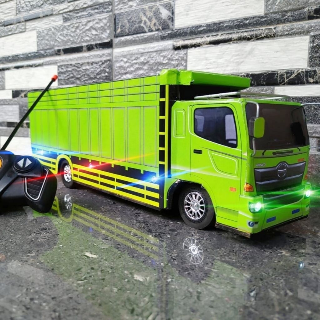 Mainan Miniatur Truk Tronton Hino Remot Keren