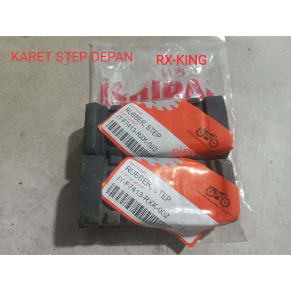 karet step depan rx-king