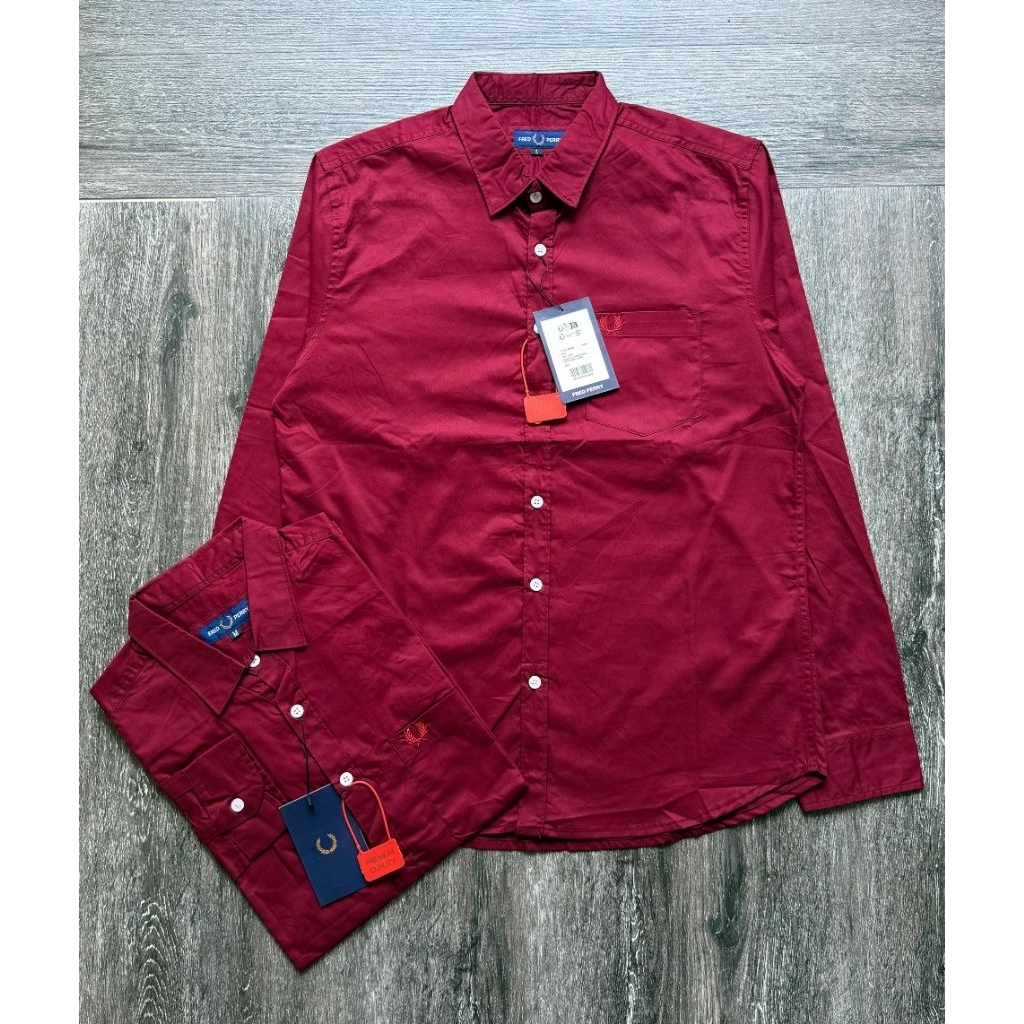 kemeja polos lengan panjang kemeja pria pr3d f3rry kemeja pria slimfit