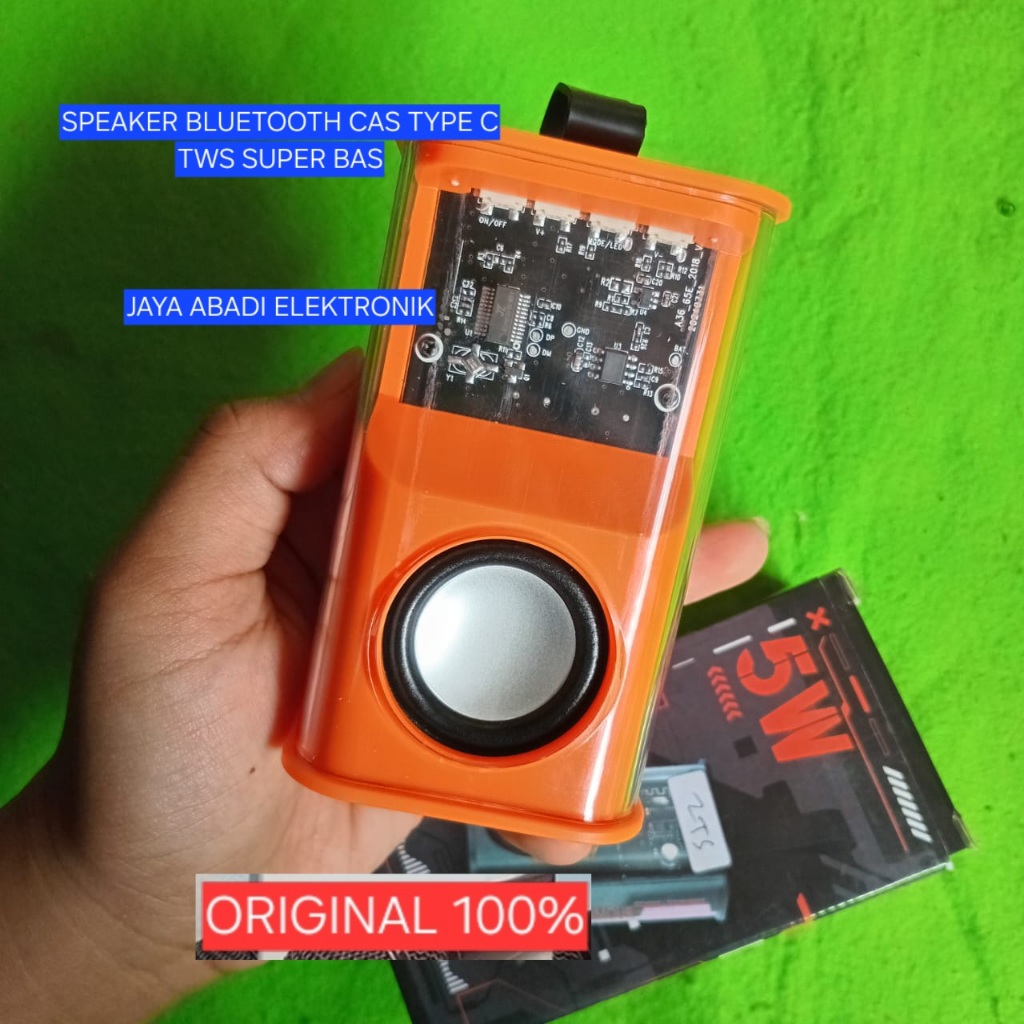 Power Bank A36 TWS Mini Wireless Speaker Transparent Portable Speaker H82 ORI 100% SPEAKER TWS 5W TR