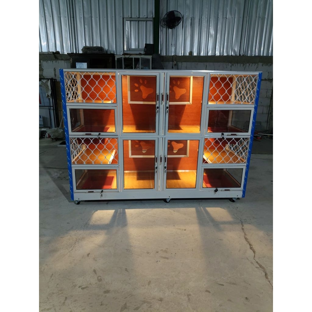 kandang kucing aluminium 4pintu