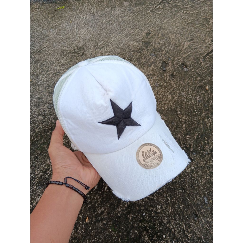 Topi Trucker / Topi Jaring Logo Bintang