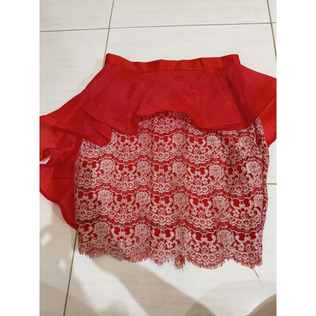 Preloved rok pesta organza