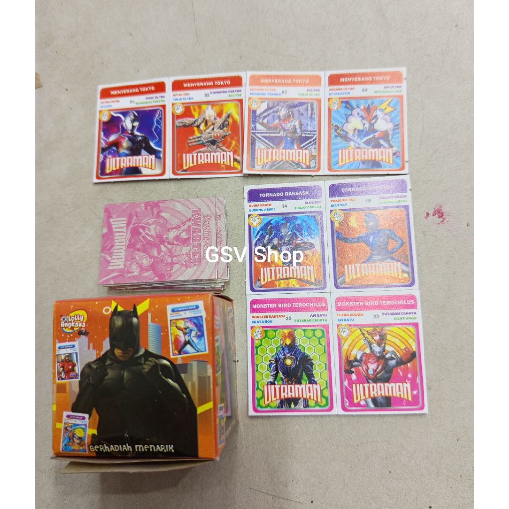 Kartu Kwartet Kuartet Kecil isi 32lembar Box Random Karakter