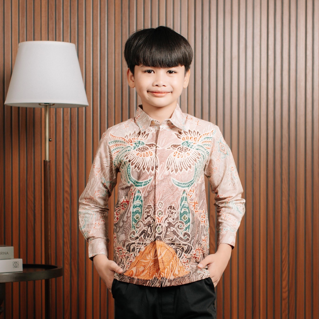 Adyatma Ravela Pink Kemeja Batik Anak Pria Kemeja Batik Anak Cowok Katun