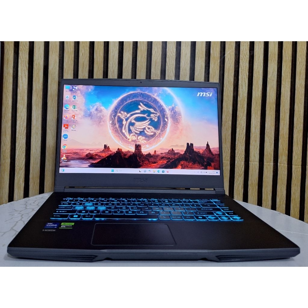 MSI Thin 15 B12UC | CORE I7 GEN 12 | RTX 3050 | GARANSI RESMI ON MEI 2027