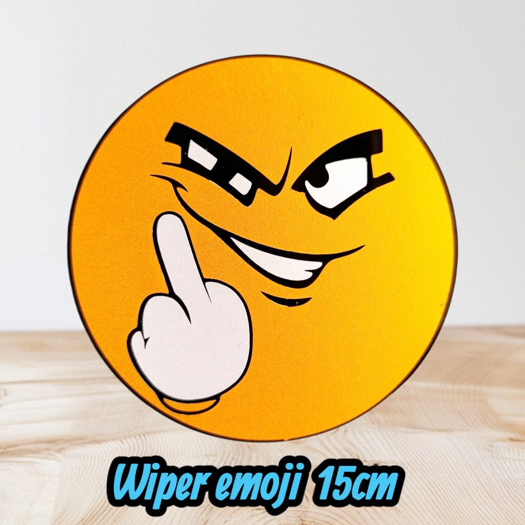 wiper emoji emoticon wiper variasi kaca mobil wiper emot keren wiper wing emoji ukuran 15cm