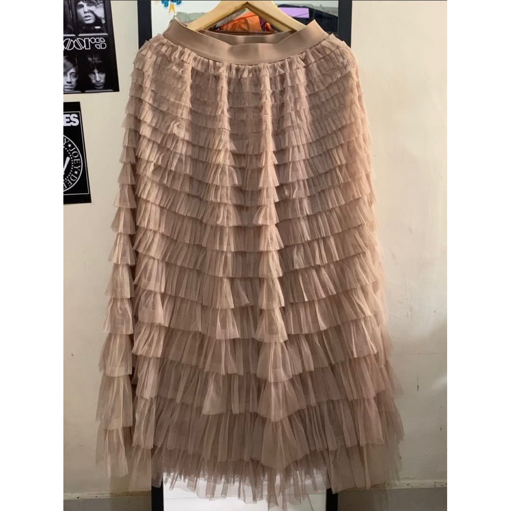 Rok Tutu Bertingkat BKK Warna Coksu