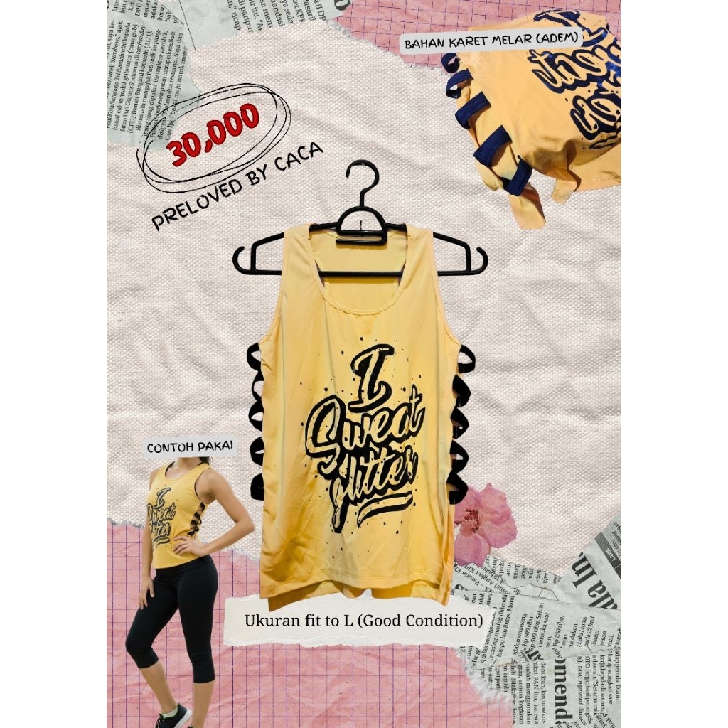 PRELOVED PL BAJU UNTUK ZUMBA