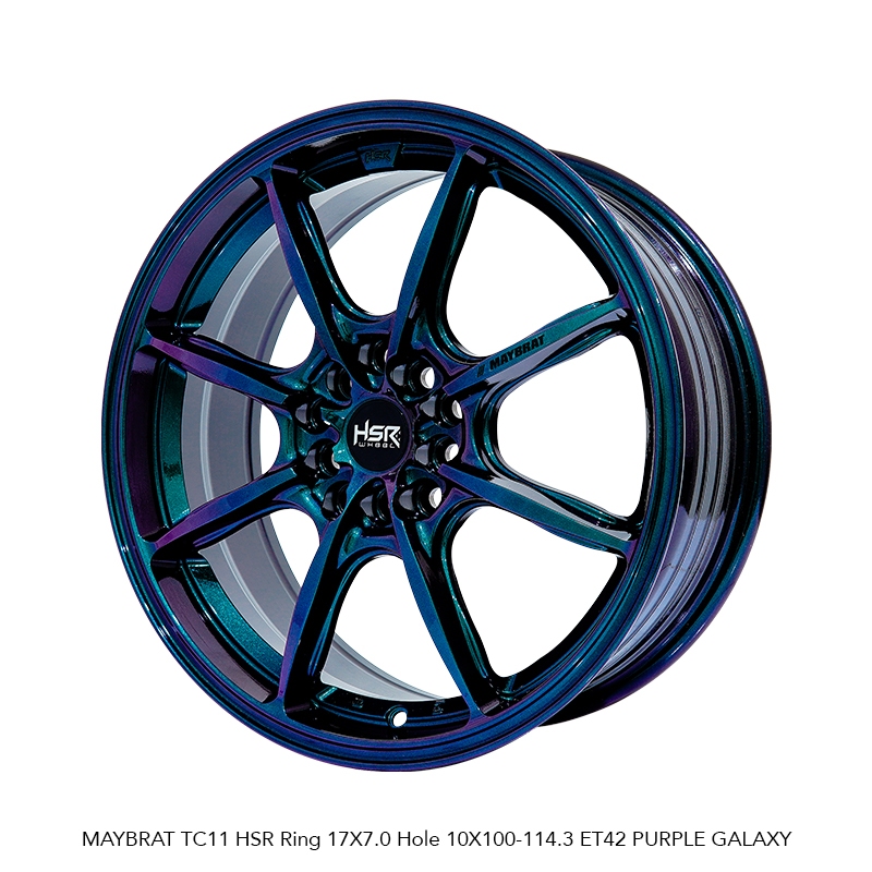 velg mobil rush terios ring 17 lubang 5 HSR maybrat lebar 7 velg mobil r17 hsr wheel