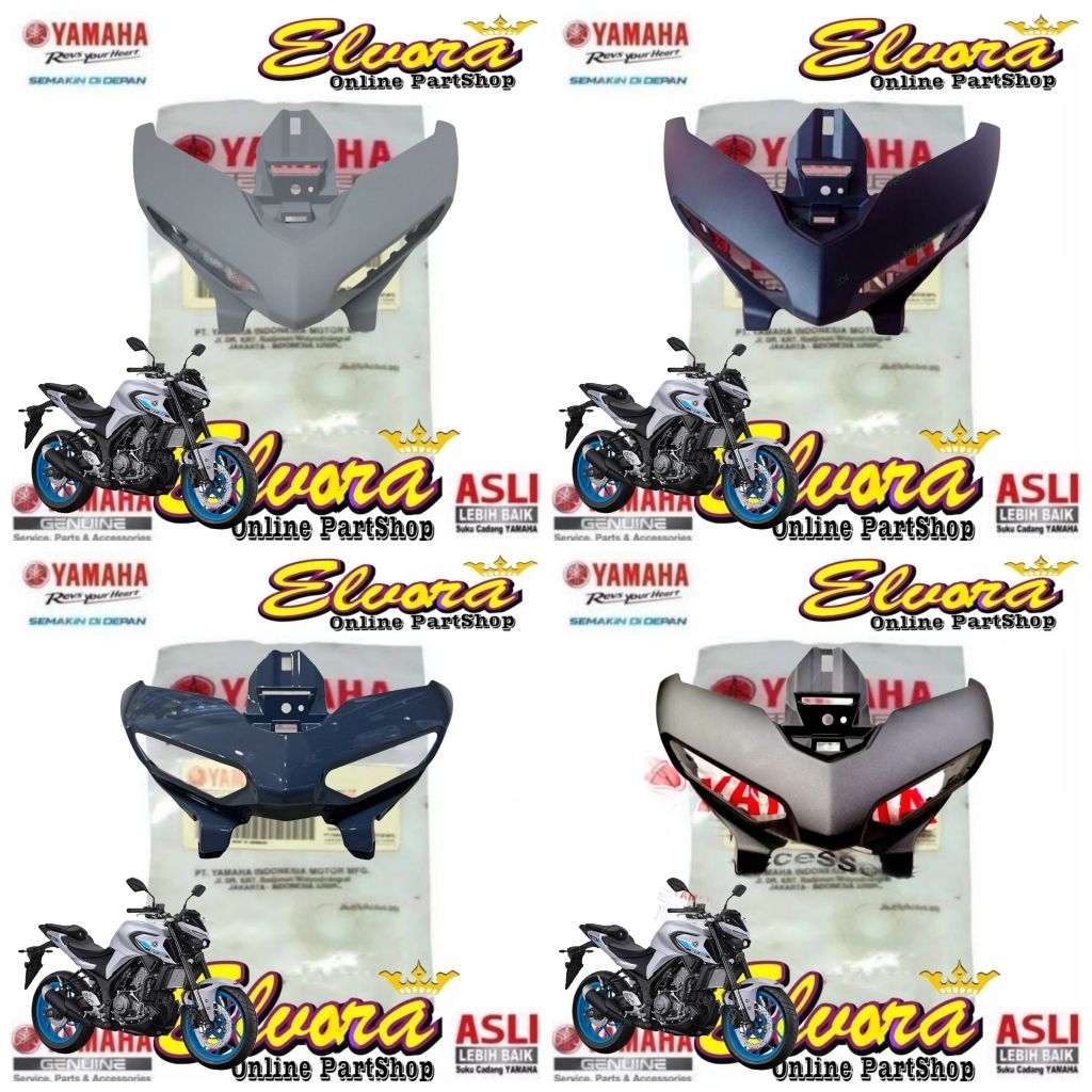 Stay headlight cover lampu depan Yamaha MT25 New MT03 New Original B9T-F831V-00