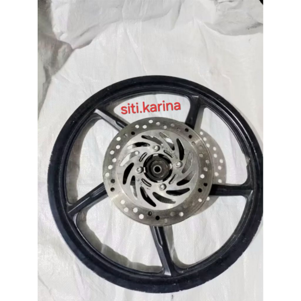 velg pelek Racing depan Revo Absolute. supra125 Fi blade new Revo.fit AHM. Ori Copotan.