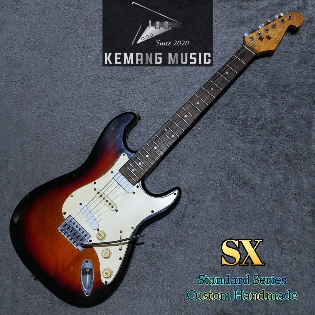SX standard series custom handmade stratocaster gitar bekas original