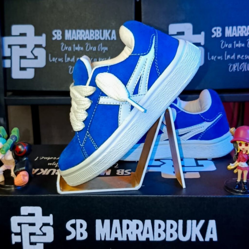 Sepatu Sneakers Casual Skett Unisex Suede XL Aktif TKTN Laki-laki Perempuan Anak Remaja dan Dewasa W