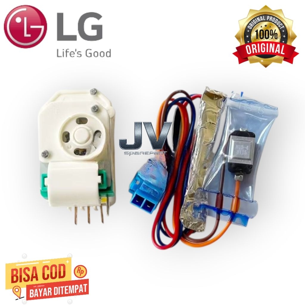 Timer Defrost Bimetal Kulkas LG 2 Pintu / Timer dan Defrost Kulkas LG 1 SET