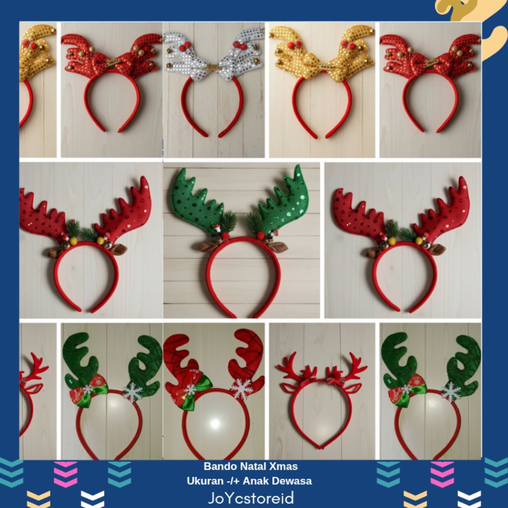 Bando Natal Rusa | Bando Santa Natal | Bando Natal | Bando Merry Christmas