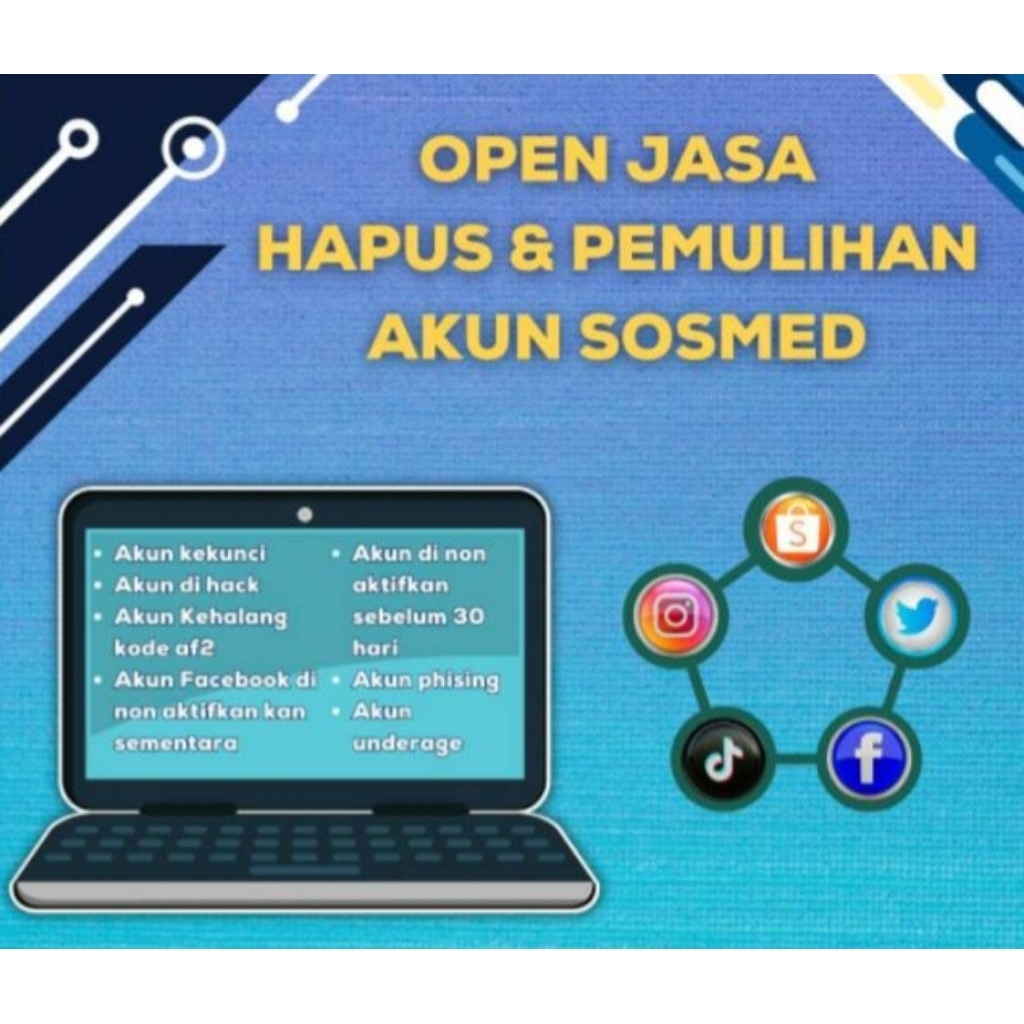 Open Jasa Pemulihan Akun Media Sosmed
