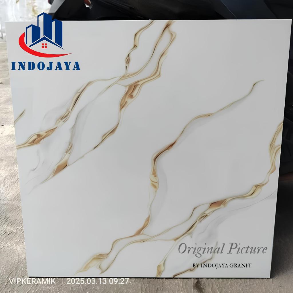 Granite Lantai 60x60 Caliana Gold | Arna | Glazed Polished