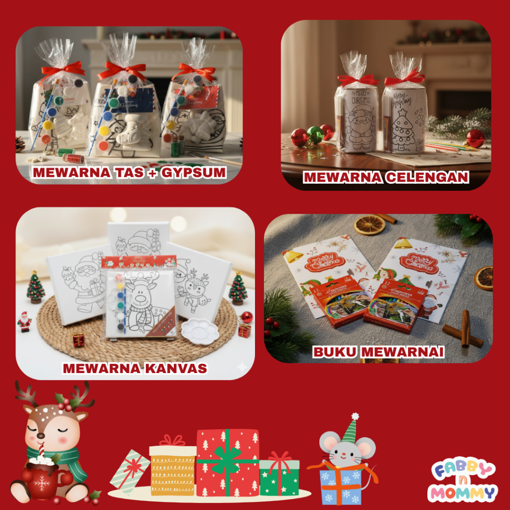 [FABBYNMOMMY] - HAMPERS NATAL ANAK-ANAK/ HAMPERS NATAL KIDS ACTIVITY/ HAMPERS NATAL UNTUK ANAK/ SOUV