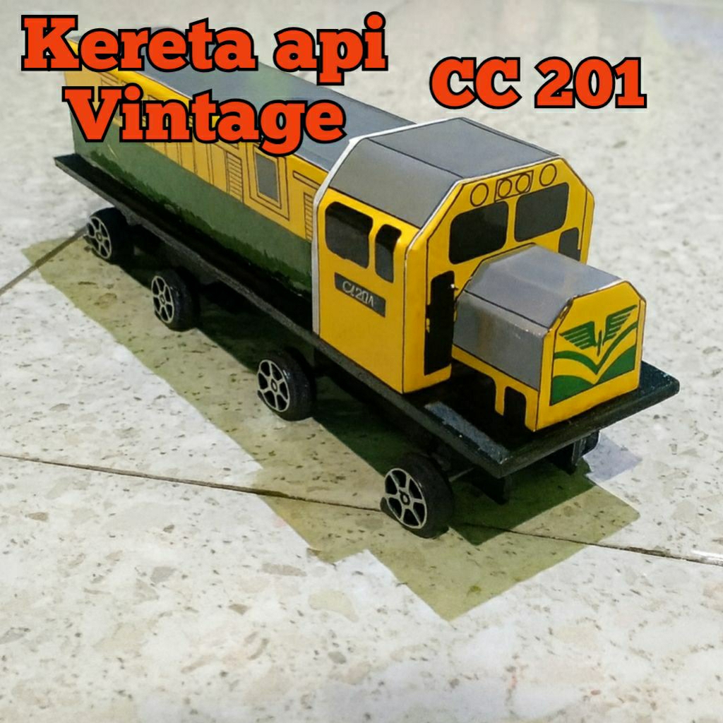 miniatur kereta api cc201 variasi vintage model vintage hadiah ulang tahun
