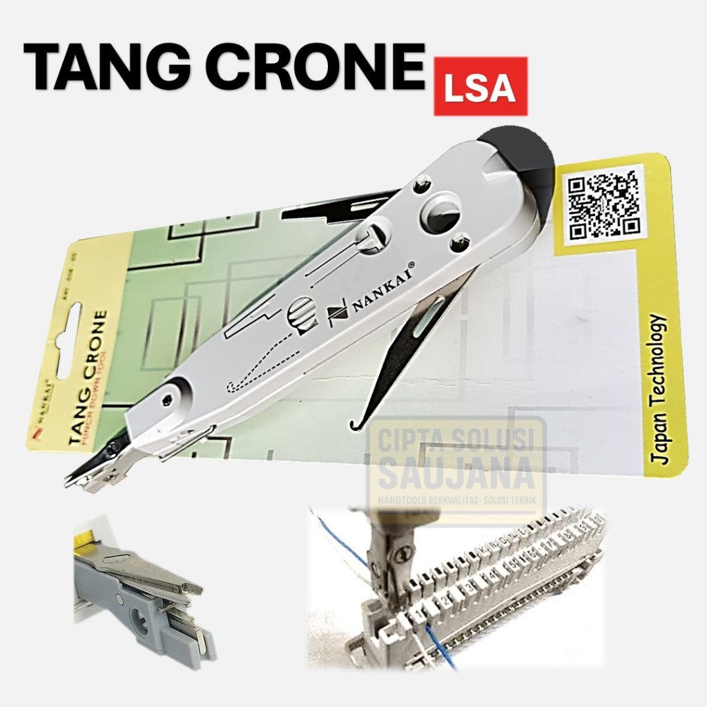 NANKAI TANG KRONE CRONE LSA PABX TELPON KLEM KAWAT KABEL PANEL JARINGAN TERMINAL IMPACT PUNCH DOWN T